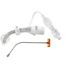 Canulă traheală Tracoe Silcosoft - Neo PL pentru nou-născuți și sugari, nefenestrată, cu ranforsare spiralată (flexo-metalică) și balonaș H2O