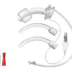 Canulă traheală Tracoe Twist nefenestrată cu două canule interne (mandrene), linie de aspirație subglotică și balonaș (manșetă)